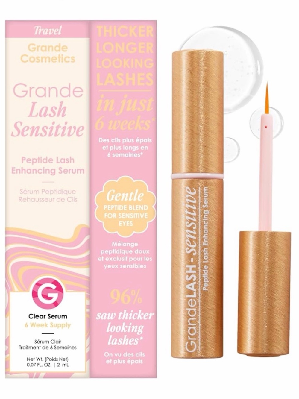 🤍New Grande Cosmetics Grande Lash Sensitive 🤍